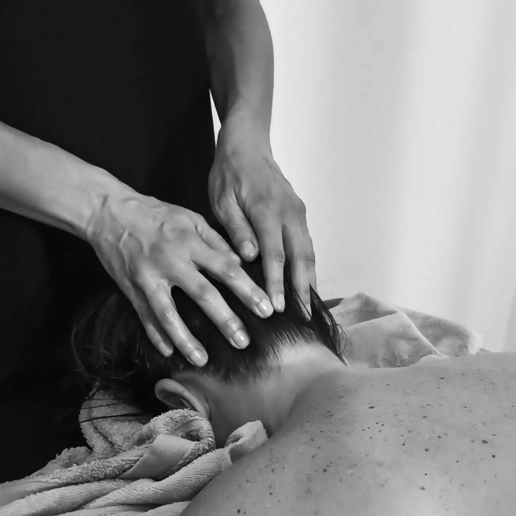 massage tête